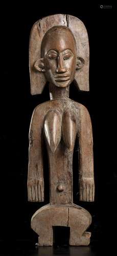 A WOOD TWO-HEADED MARIONETTE
Mali, Bamana