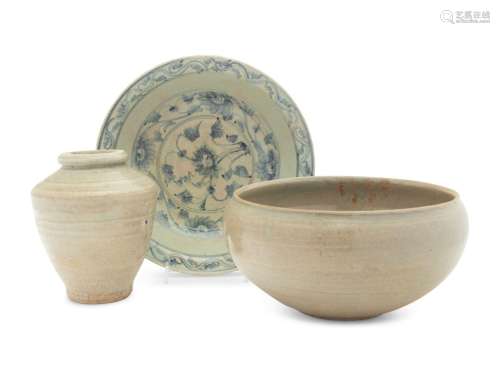 Three Asian Porcelain Wares