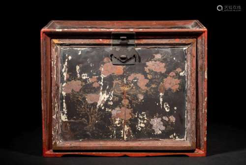 A Chinese Lacquered Wood Medicine Chest, Yaoxiang