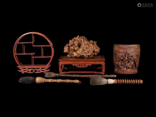 Seven Chinese Scholar's Objects