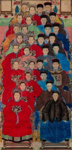 A Chinese Ancestor Portrait Painting