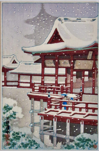 Koitsu: Kiyomizu Temple in Snow