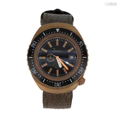 SQUALE, orologio professionale in bronzo e