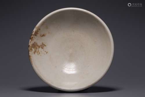 Chinese White Glazed Porcelain Bowl