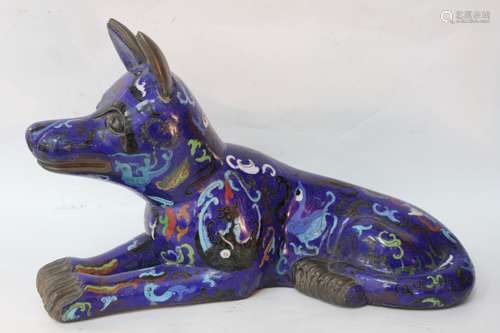 Chinese Cloisonne Dog