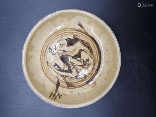 Chinese Changsha Ware Ceramic Plate