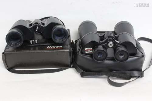 Two Nikon Binoculars