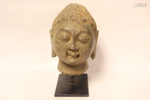 Stone Buddha Head