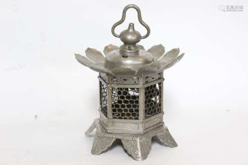 Chinese Brass Table Lantern