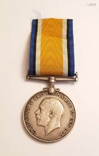 British WWI War Medal Gnr.E.Telling 1914