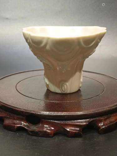 Chinese White Glazed Porcelain Cup