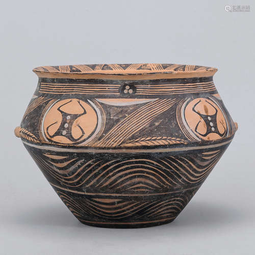 馬廠文化 彩陶幾何紋罐