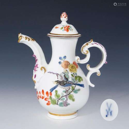 BAROQUE MOCHA POT. MEISSEN.