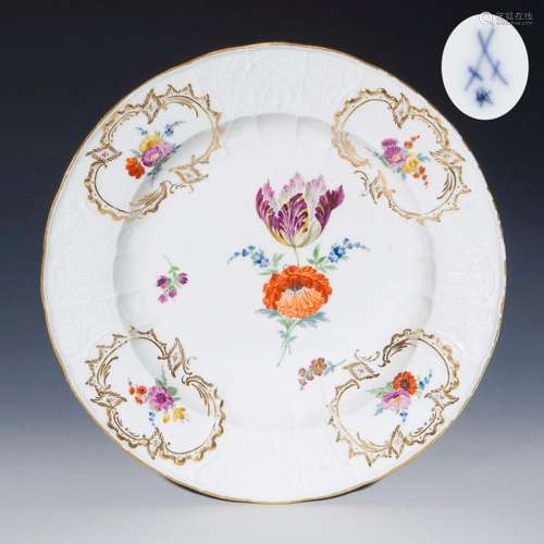 MARCOLINI PLATE. MEISSEN.