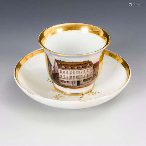 CUP WITH HOUSE VIEW. CHRISTIAN FISCHER.
