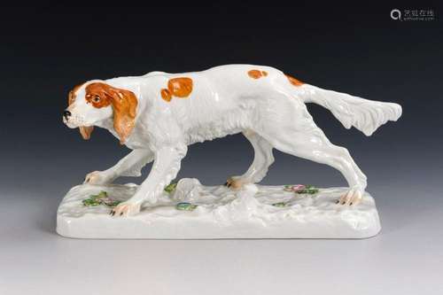 IRISH SETTER. MEISSEN.