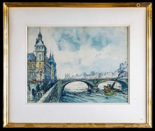 FRANK- WILL (1900 - 1951)
Le pont au Change et La Concierger...