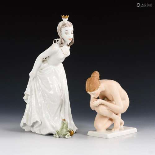 "FROG QUEEN" AND "DRINKING". ROSENTHAL.