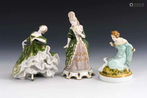 3 FIGURES OF WOMEN. ROSENTHAL.