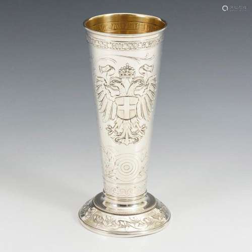 SILVER SHOOTING CUP "BUNDESSCHIESSEN WIEN 1898".