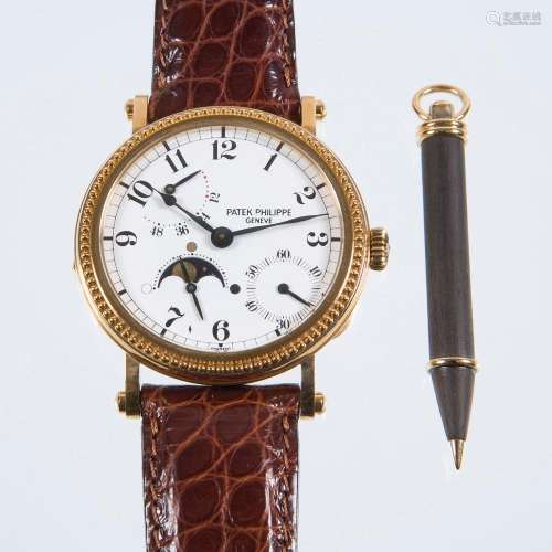 ARMBANDUHR: COMPLICATION WATCH IN GOLD... PATEK PHILIPPE.