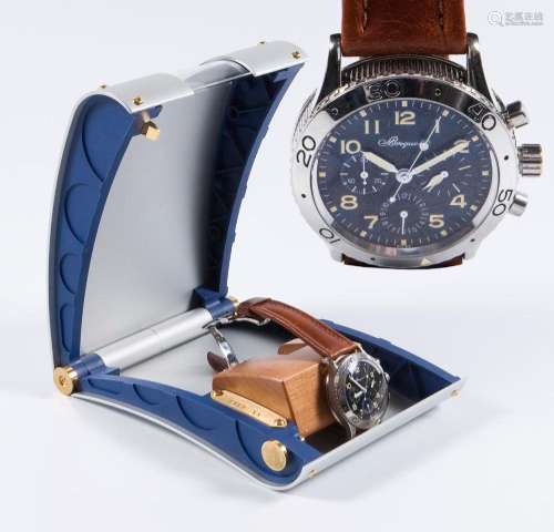WRISTWATCH CHRONOGRAPH "AÉRONAVALE" WITH FLYBACK.....