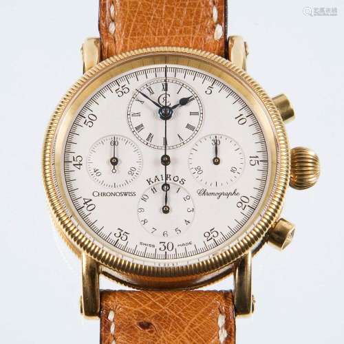 WRIST WATCH CHRONOGRAPH KAIROS IN GOLD... CHRONOSWISS.