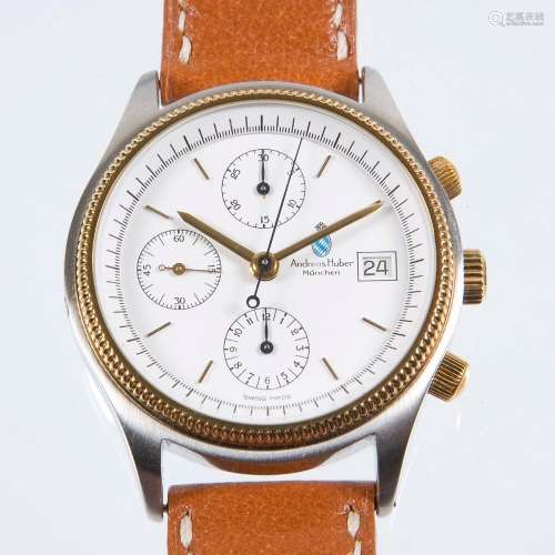 WRIST WATCH CHRONOGRAPH.. ANDREAS HUBER.