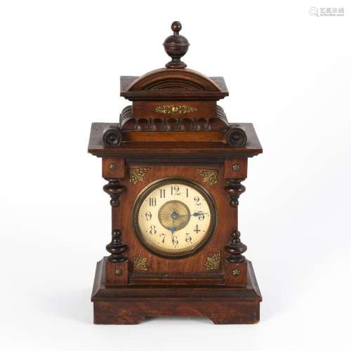 SMALL FOUNDER TIME MARE CLOCK WITH MUSIC BOX.