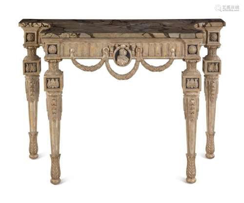 An Italian Painted Console Table