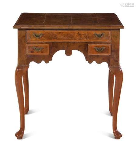 A George II Walnut Dressing Table