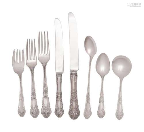 A Reed and Barton Silver Flatware Service