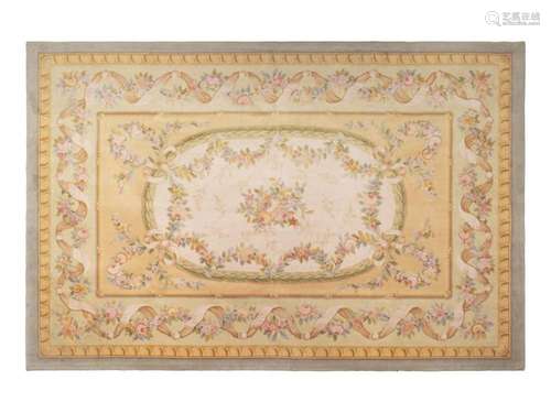 A Savonnerie Style Wool Rug