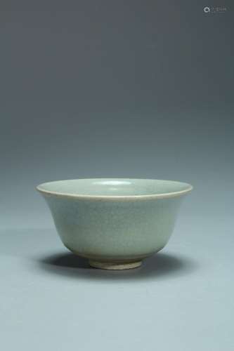 A celadon porcelain cup