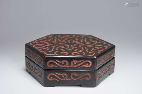 A lacquered box