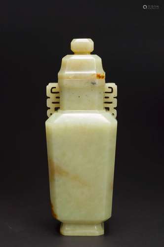 A jade vase