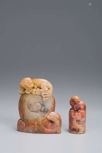 A set of Shoushan soapstone seals