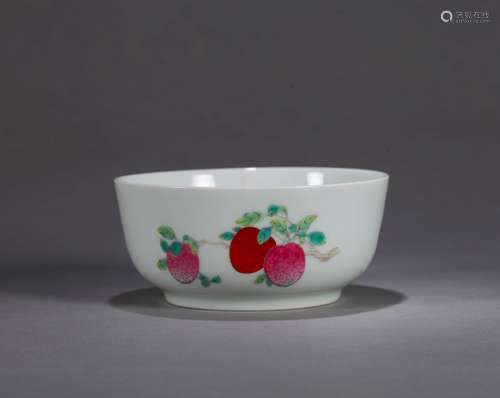 A famille rose porcelain bowl