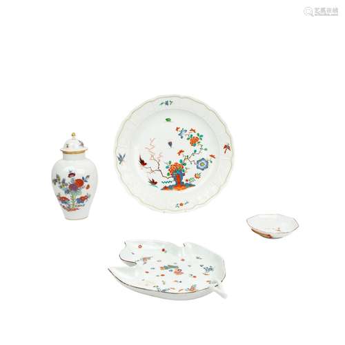 MEISSEN 4-tlg Konvolut mit 'Kakiemon'-Dekoren, 18. und 20. J...