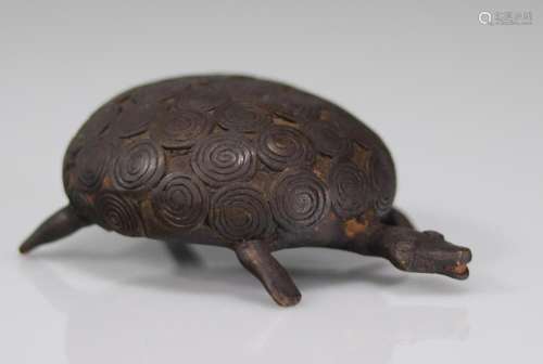 Bronze turtle. Ex collection of Vestel Georges