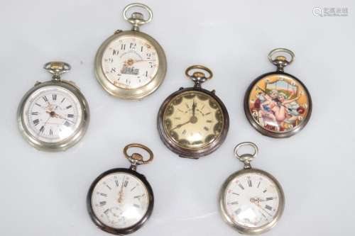 Lot of 6 pocket watches