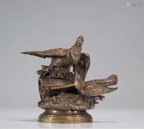 Very good quality animal bronze by Ferville Suan