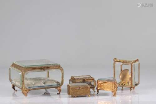 Set of 5 Napoleon III boxes