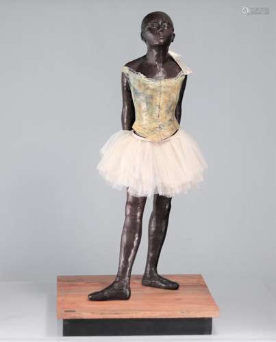 Edgar Degas, (After) The little dancer aged 14 Lost wax bron...