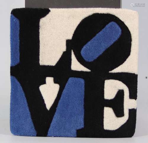 Robert INDIANA. Estonian Love. 2006. Wool carpet. Signed, da...