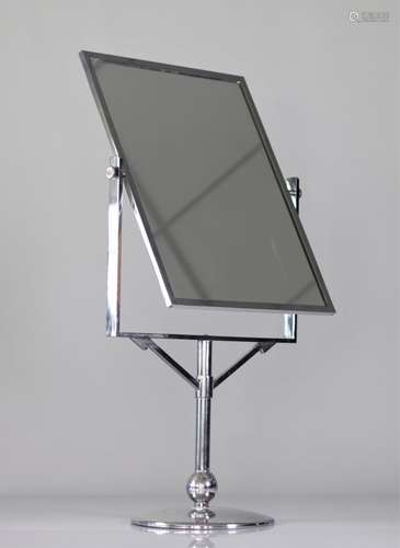 Jacques Adnet table mirror