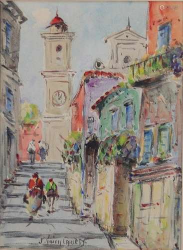 Jean Lucien Carletti Watercolourist Provence