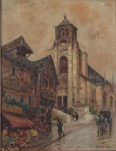 Merio AMEGLIO (1897-1970) HST "animated street view&quo...