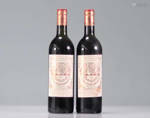 Lot of 2 Chateau PICHON LONGUEVILLE (Pauillac) 1978