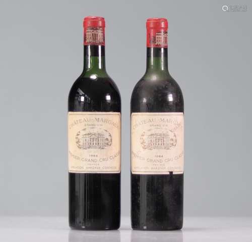 Lot of 2 Chateau MARGAUX 1964